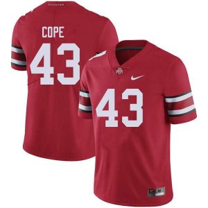 NCAA Ohio State Buckeyes Men's #43 Robert Cope Red Nike Football College Jersey GVM2345ES